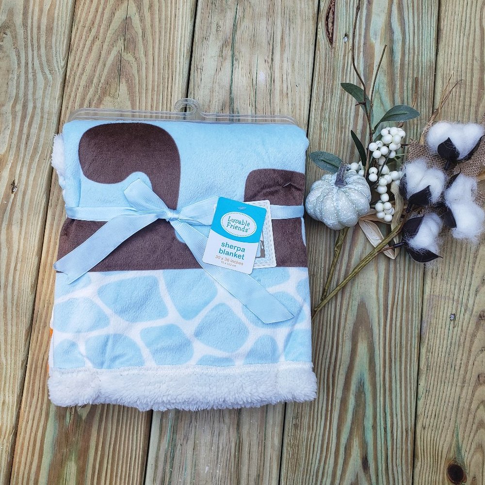 Infant's Sherpa Blanket - 30"X36"